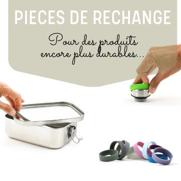 Pièces de rechanges pour remplacer bouchons, joints et accessoires pour gourdes